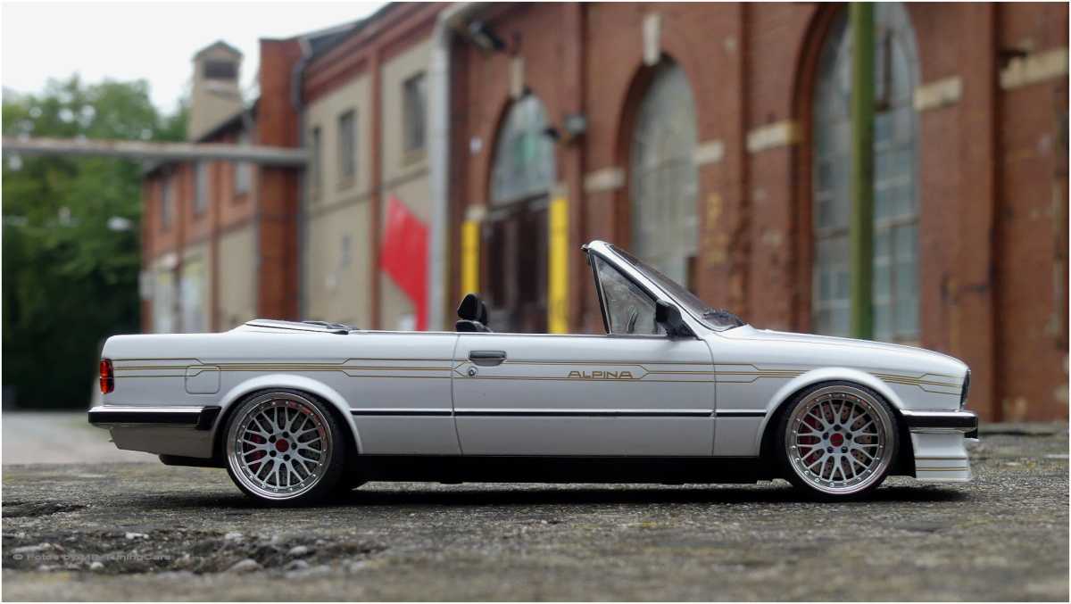 1:18 BMW E30 Cabriolet Alpina C2 2.7 / Metall Modell + OVP